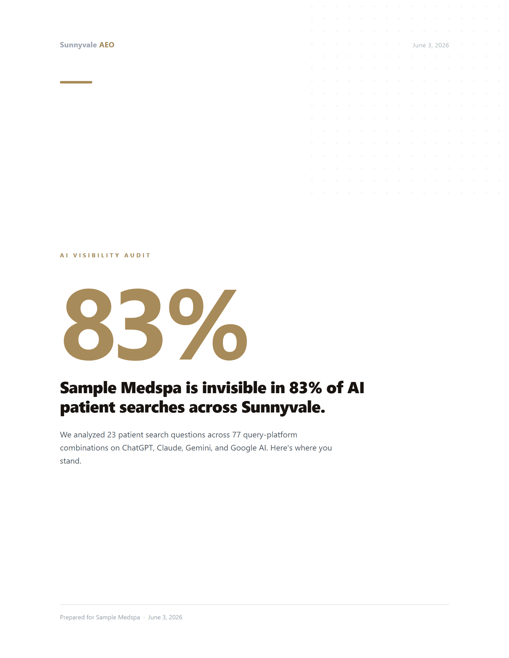 The Sunnyvale AEO audit report